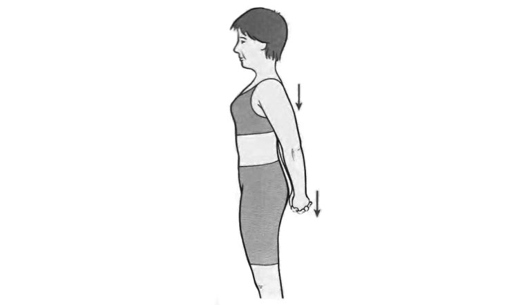 Упражнение для растяжки малых грудных мышц